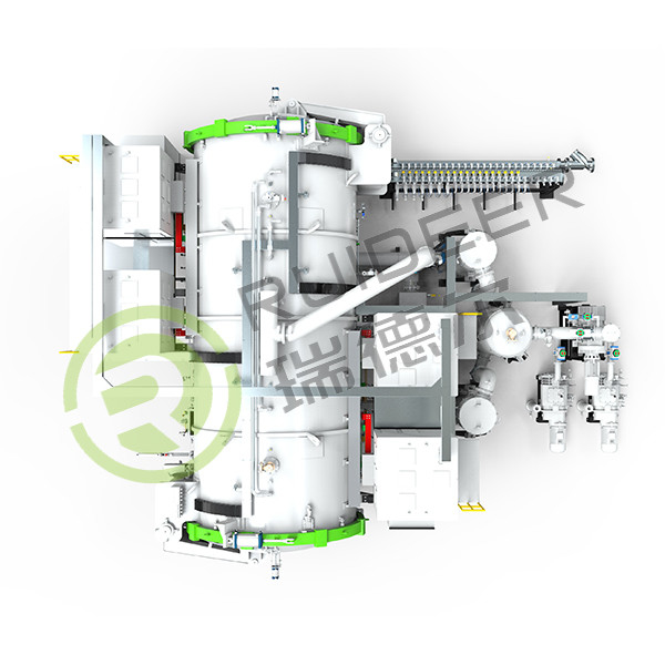 Hoogtemperatuur Sinteroven voor het herkristalliseren van siliciumcarbide Max. 2400C 3Pa/h Drukverhoging