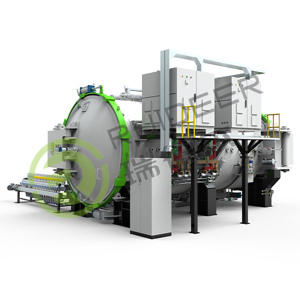 Hoogtemperatuur Sinteroven voor het herkristalliseren van siliciumcarbide Max. 2400C 3Pa/h Drukverhoging