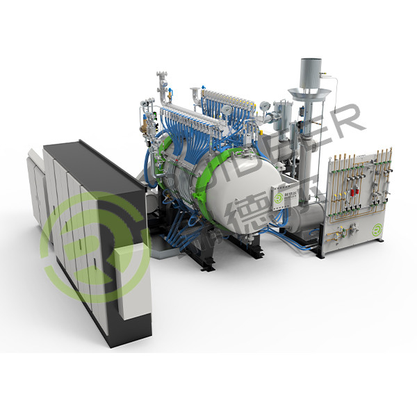 Hoog energie-efficiëntie gas-sintrooven onder druk voor een uniforme temperatuur atmosfeer en snelle koeling