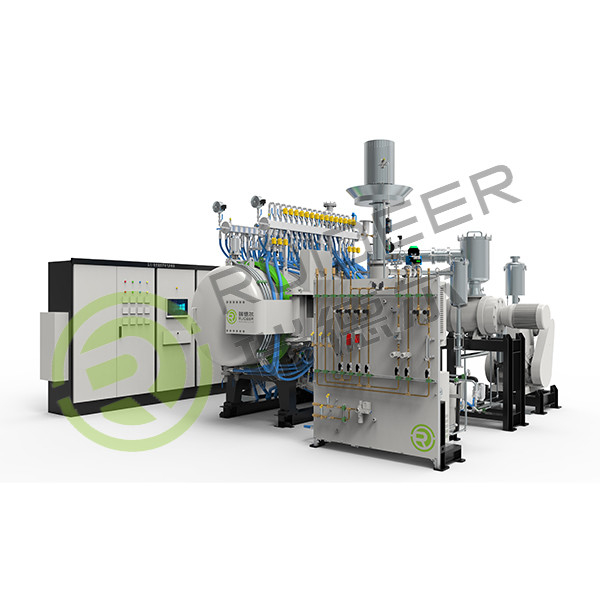 Hoog energie-efficiëntie gas-sintrooven onder druk voor een uniforme temperatuur atmosfeer en snelle koeling