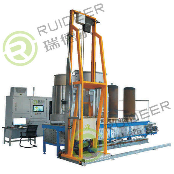 Hoogtemperatuurcoatingprocesapparatuur met voorlopers en procesgassen TiCl4 AlCl3 CH3CN H2 N2 Ar CH4 CO CO2 HCl H2S