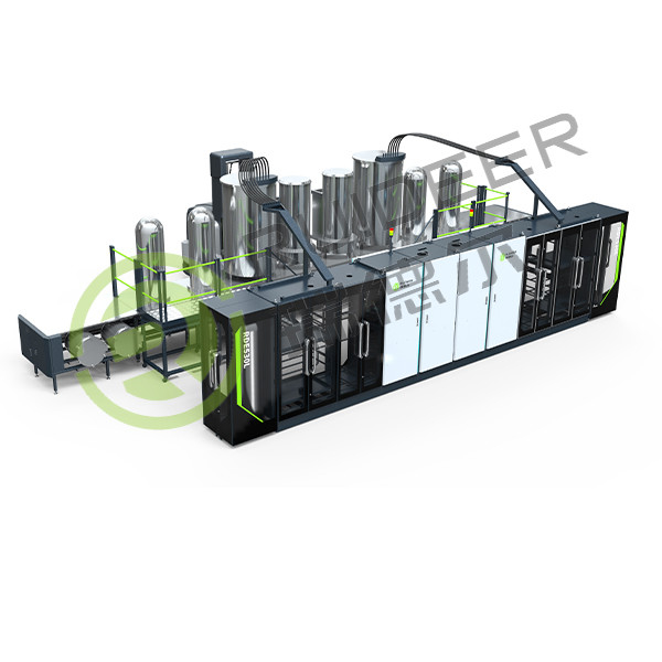 Elektrische weerstandsverwarming CVD coating machine voor hoge temperatuur coating tot 1000°C Chinese en turn-key project