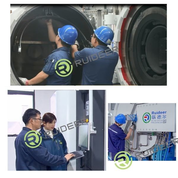 Precieze en consistente sinteroven met een lading van 400-1500 kg, metalen sinteroven met PLC-besturing