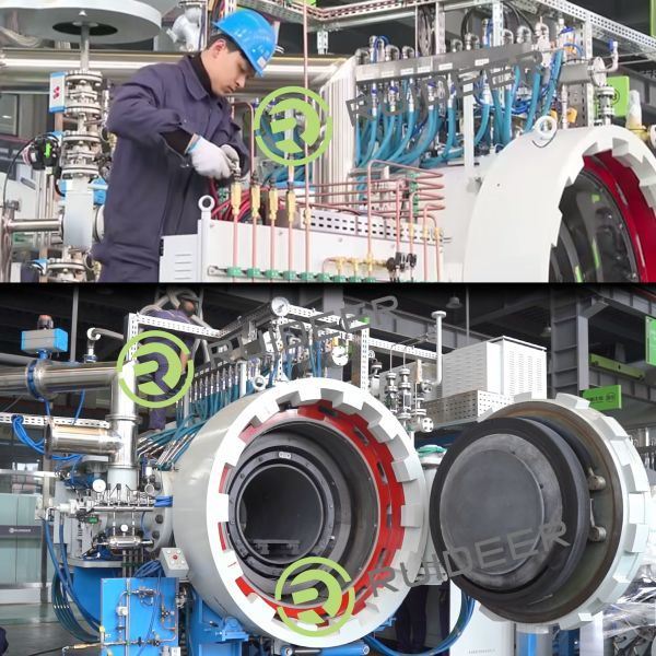 Hoogtemperatuur vacuümoven 1550C Max. werktemperatuur en 20 jaar levensduur voor industriële toepassingen