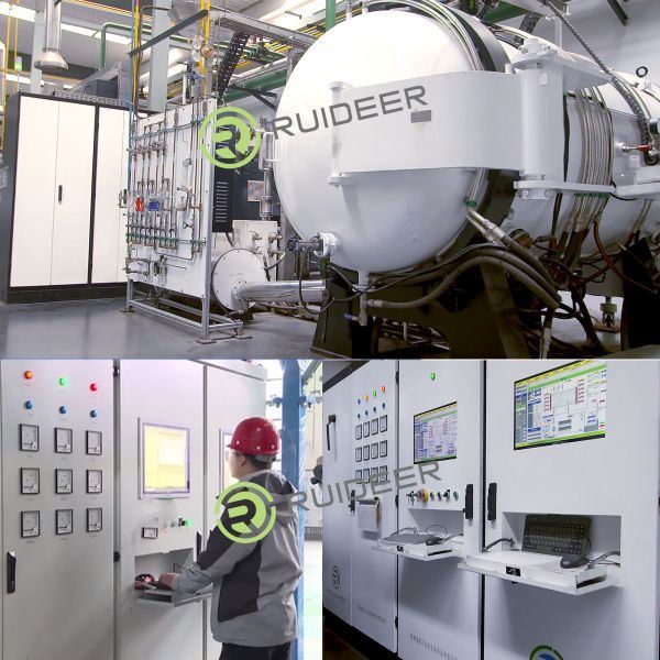 1550C Hoogtemperatuur Vacuüm Soldeeroven voor Driefasige Vijfdraads Systeem 380V 50HZ Besturingsvoeding