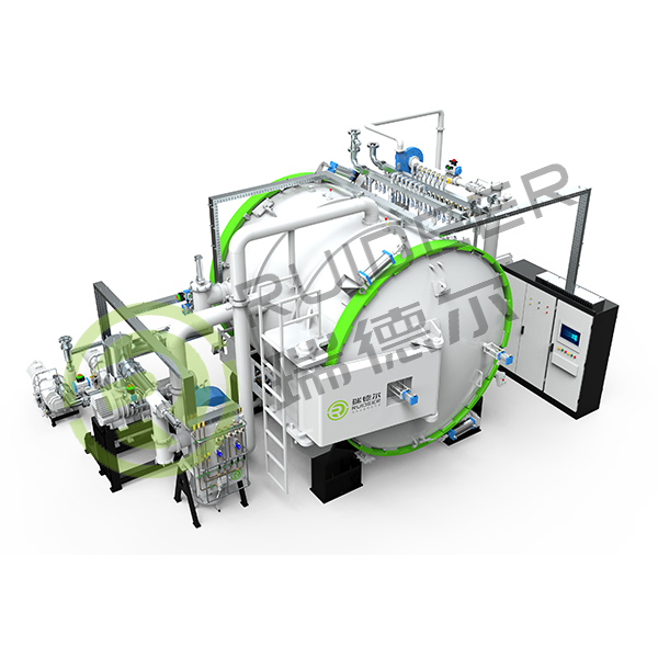 SiC vuuroven met PEG-vormmiddel, dubbellaagse stalen behuizing en luchtkoelsysteem voor langdurige prestaties