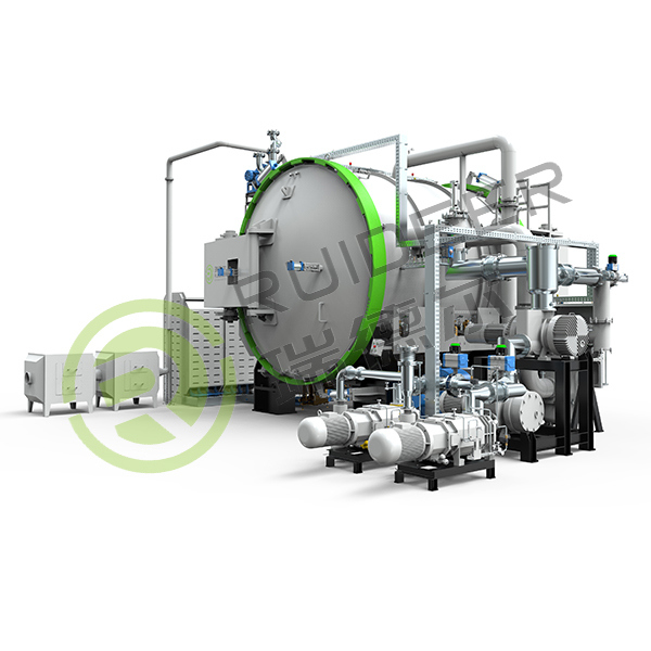 SiC vuuroven met PEG-vormmiddel, dubbellaagse stalen behuizing en luchtkoelsysteem voor langdurige prestaties