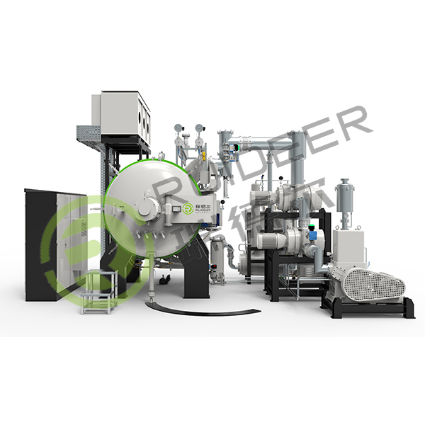 Horizontale of Verticale Siliciumcarbide Oven met snelle koeling en hoog vacuümniveau