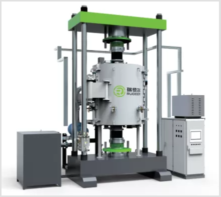 Een vacuüm-hetepers-sinteroven met een maximale werktemperatuur van 2200 ℃