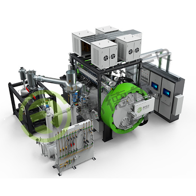 Horizontale vacuümcompressieoven Uniforme temperatuur Atmosfeer en precieze sintering voor industriële normen