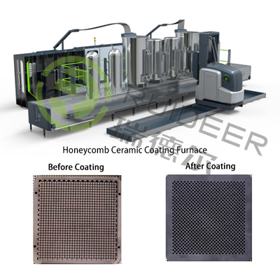 Geavanceerde CVD-coatingsmachine voor keramisch substraat Sterke coatingsaderendheid Totaal vermogen ongeveer 40/50/60/80KW