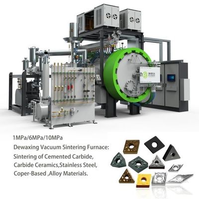 Precieze en consistente sinteroven met een lading van 400-1500 kg, metalen sinteroven met PLC-besturing